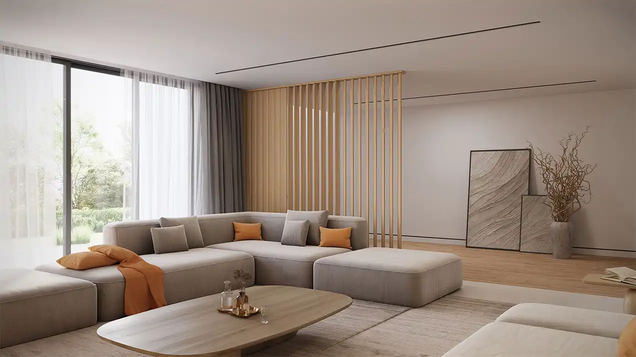 Ruimtes scheiden in je interieur: ideeën en oplossingen